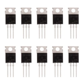 BOJACK IRF530 MOSFET Transistors IRF530N 17 A 100 V N-Channel Power MOSFET TO-220AB (Pack of 10 Pcs)