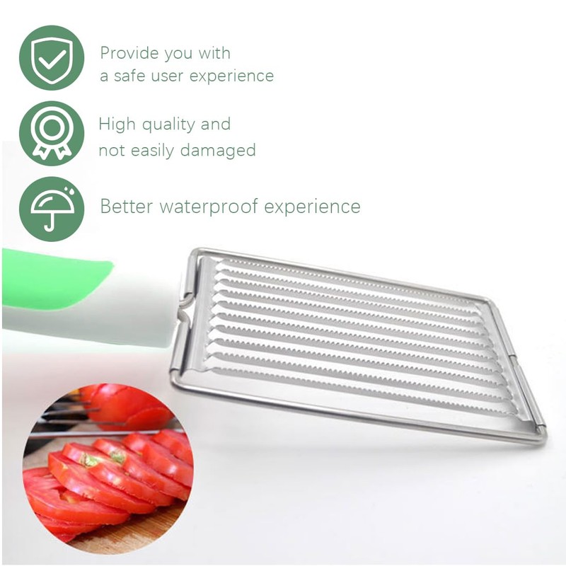 MenYiYDS 1 PCS Potato Slicer, Slicer with Handle, Tomato Slicer,