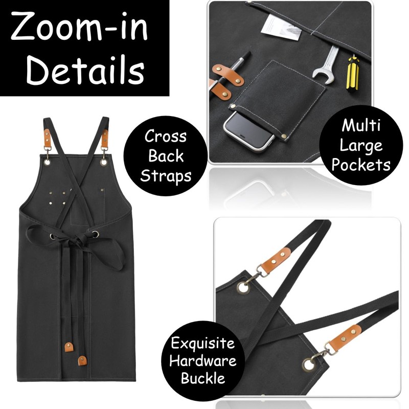 King Mills Plus Size Aprons For Men Women With Large