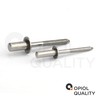 OPIOL QUALITY® Sealing Blind Rivets with Flat Head, Grooved Rivet