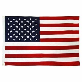 Battery Conneciton 3x5 Ft American Flag w/ Grommets - United States Flag - US Flag - USA America.
