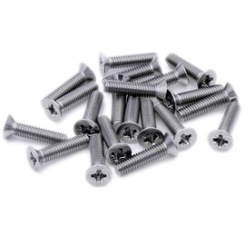 M3 (3mm x 35mm) Pozi Countersunk Machine Screw (Bolt) - Stainless Steel (A2) (Pack of 20)