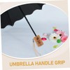 Rain Umbrella Grip Handle Wooden Umbrella Handle Folding Umbrella Handle