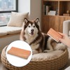 Fukaisu Dog Deshedding Brush, Wooden Pet Hair Shedding Brush with