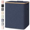 BALEINE Laundry Hamper with Lid, Tall Laundry Baskets with Bamboo