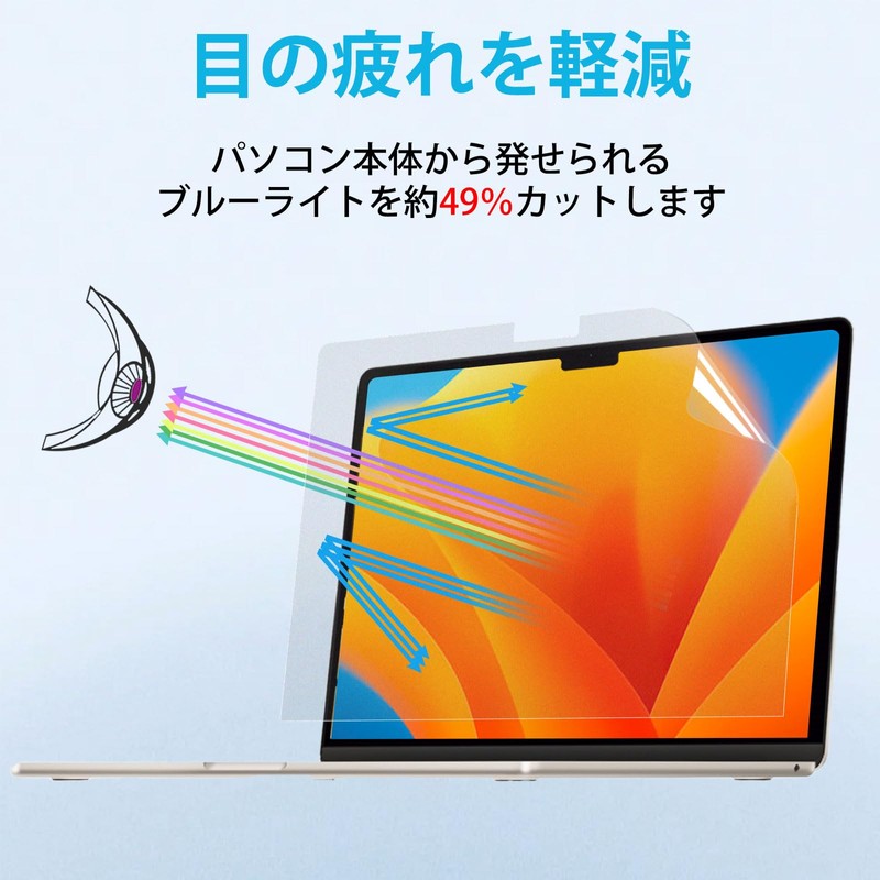 MacBook Air 15" M2 Chip Screen Protector Film Blue Light