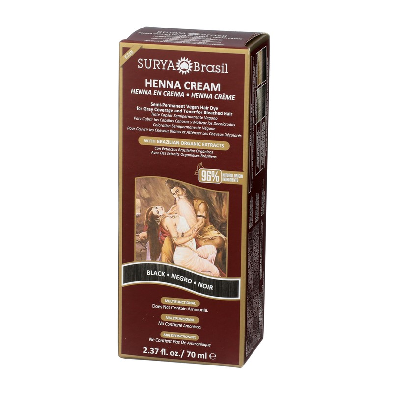 Surya Brasil - Henna Cream for Gray Coverage, Semi Permanent