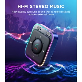 2024 JOYROOM Bluetooth 5.4 Car Adapter, Aux Bluetooth Adapter for Car with Dual Mics and Noise Cancellation, USB Aux Bluetooth Receiver 3.5mm Jack for Car Stereo Music Streaming and Hands-Free Calls