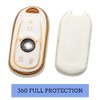 LEERLY Key Fob Cover for Buick Accessories, White