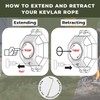Tactiko Wire Trip Perimeter Alarm 2.0, 129 dB Rechargeable Perimeter