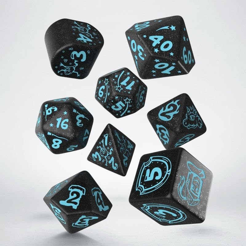 Q-Workshop 20 Years: Cats Dice Set (8)