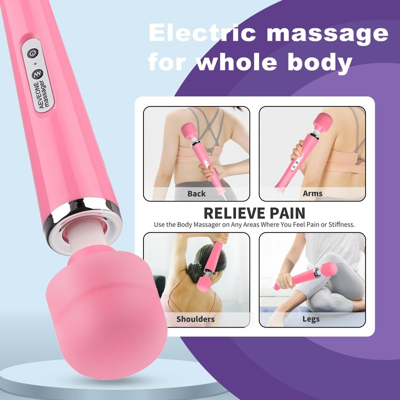 AEVEONE Wired Powerful Handheld Wand Massager, Strong Personal Vibration Massage