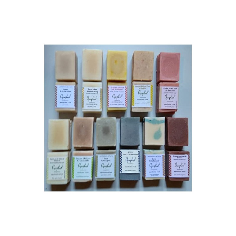 CHAMPLURIEL NATURAL SCENTED 80G SOAP BARS (Saffron and Goatmilk)