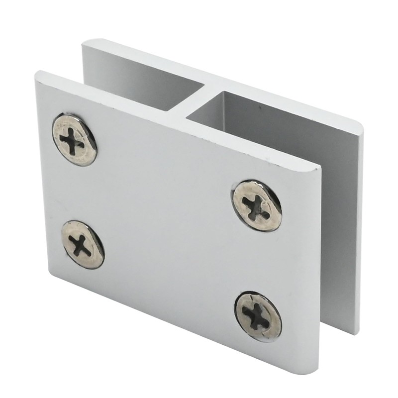 ZUDKSUY 4Pcs For 8-10mm Thick Glass to Glass Clamp 180°