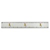 'Cute Parrot' 30cm (12 Inch) White Plastic Ruler (RL00092356)