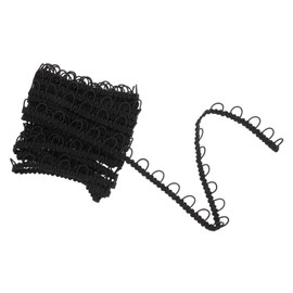 Gatuida Elastic Button Loop Ribbon Trim 5 Meters Bridal Button Loops for Sewing DIY Craft Bridal Dress Embellishments Costume