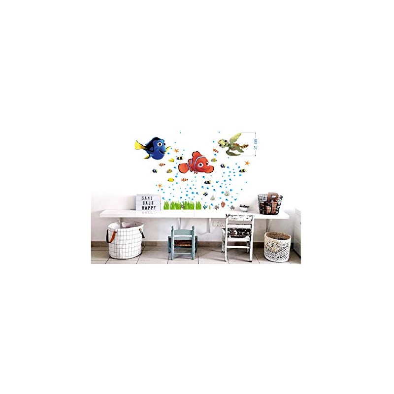 BOARA Wall Sticker Fish Children's Room Decoration for Bathroom Nemo