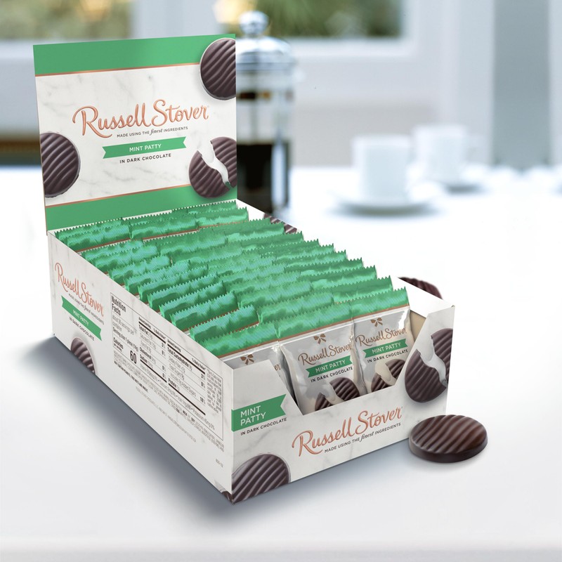 Russell Stover Dark Chocolate Mint Patties - (Pack of 36)