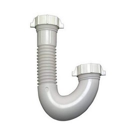Master Plumber 321-489 MP Lavatory Drain J-Bend, White