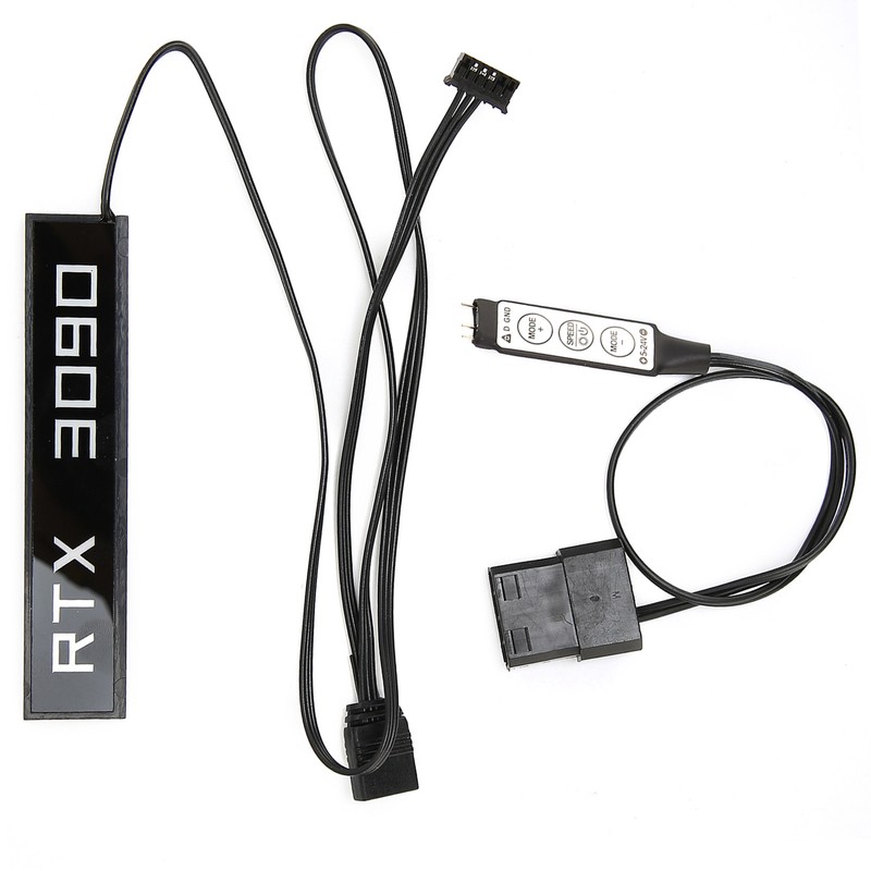 Graphics Card RGB Light 3pin 6pin 50cm Lighting Effect Synchronize