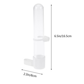 TEHAUX Bird Cage Feeder Bird Waterer Feeding Cup-Hanging Bird Feeder Portable Bird Feeding Cup Bird Cage Water Bottle Parrot Foraging Toy ( Random Color ) Auto Feeder