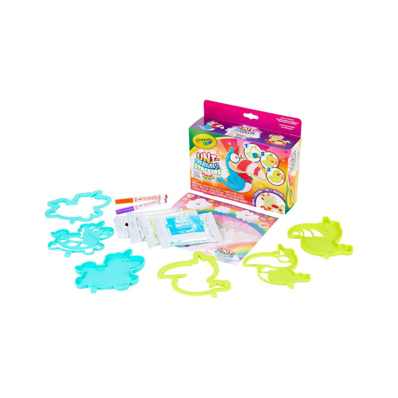 Crayola Uni-Creatures Model Magic Stackers, Unicorn Craft Kit, Gift for