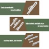 80 Pcs Adjustable Plastic Pinch Pleat Curtain Hooks & Clips