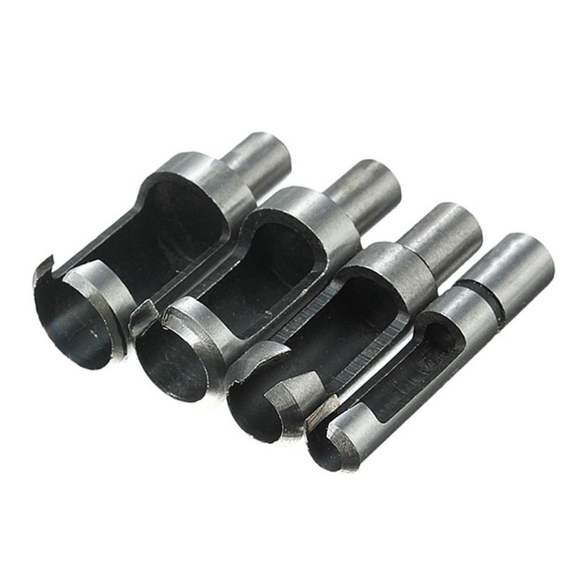 Yakamoz 8 Pieces HSS Taper Claw Type Wood Plug Cutter