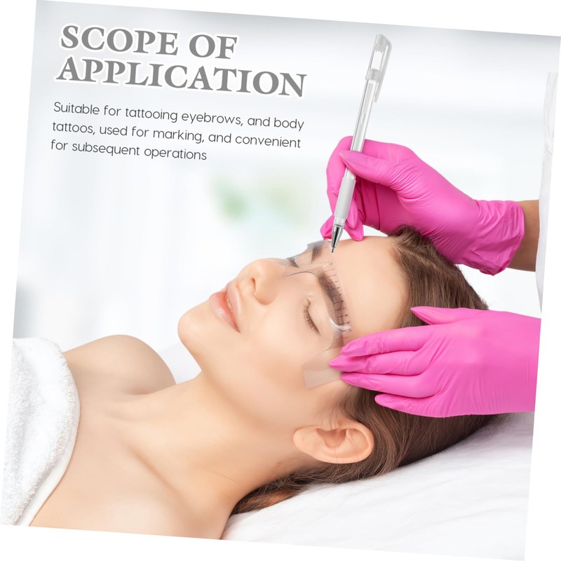 CHILDWEET 6pcs Microblading Pens for Precise Eyebrow Positioning Professional Tattooing