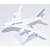 Airbus Air France A380 Metal Plane Model 16cm