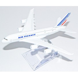 Airbus Air France A380 Metal Plane Model 16cm