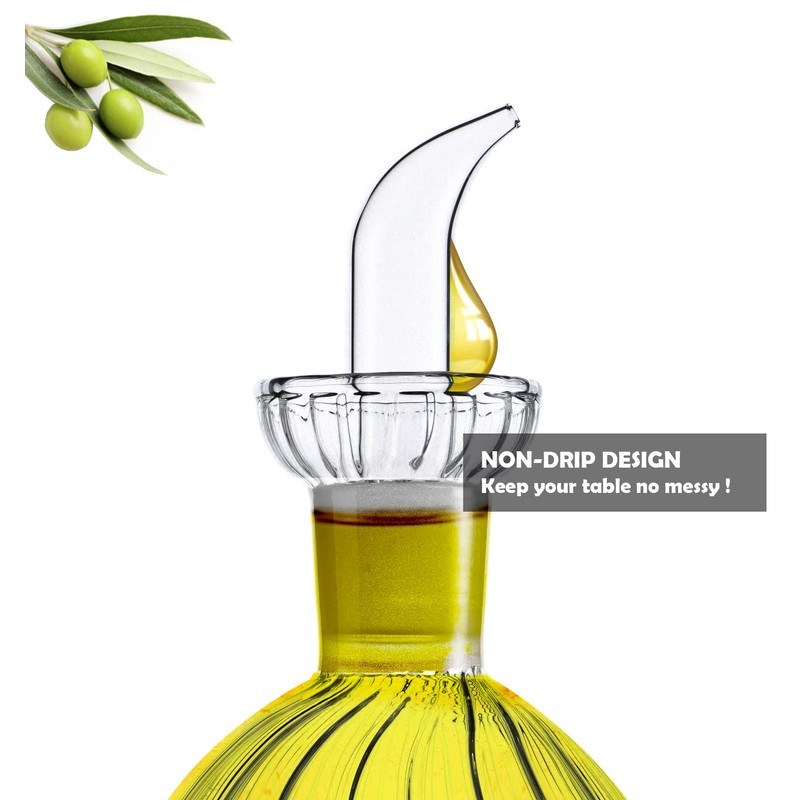 10 oz/300 ml Oil Dispenser Bottle/Glass Decanter and Cruet for