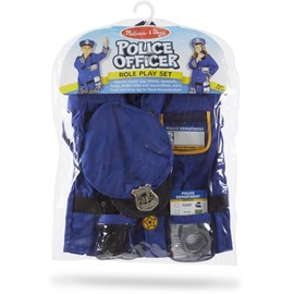 Melissa & Doug P o l i c e O f f i c e r : Role Play Set Bundle with 1 Theme Compatible M&D Scratch Fun Mini-Pad (04835)