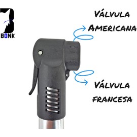 Bomba para Bicicleta 100psi Bomba De Aire Compatible con Válvula Francesa Y Americana