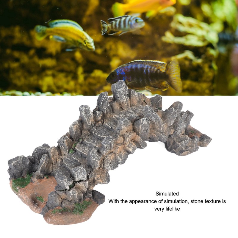 Aquarium Arch Bridge Resin Safe Simulation Decoration Fish Tank Bridge