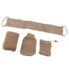 Exfoliating Jute Back Scrubber Concave Convex Surface Gift Package Jute