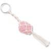 LAVISA Macrame Gemstone Keyring - Boho - Lucky Charm -