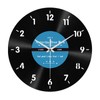 Qianly Backwards Clock for Walls Decorative Clock Backwards Running Time