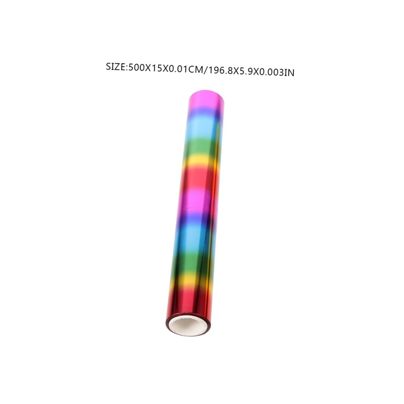 Operitacx 2rolls DIY Heat Activated Foil Transfer of Versatile Foil