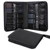Portable Zippered Key Case,Car Key Holder Leather Key Organizer Case