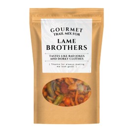 Kepperton Trail Mix for LAME BROTHERS - Gifts for Brothers from Sisters - Christmas Gifts for Brother - Special Gifts for Cool Brother - Christmas Stocking Stuffers for Funny Brother