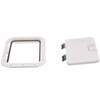 Seachoice White Hinged Hatch, 7 in. X 11 in. Inner