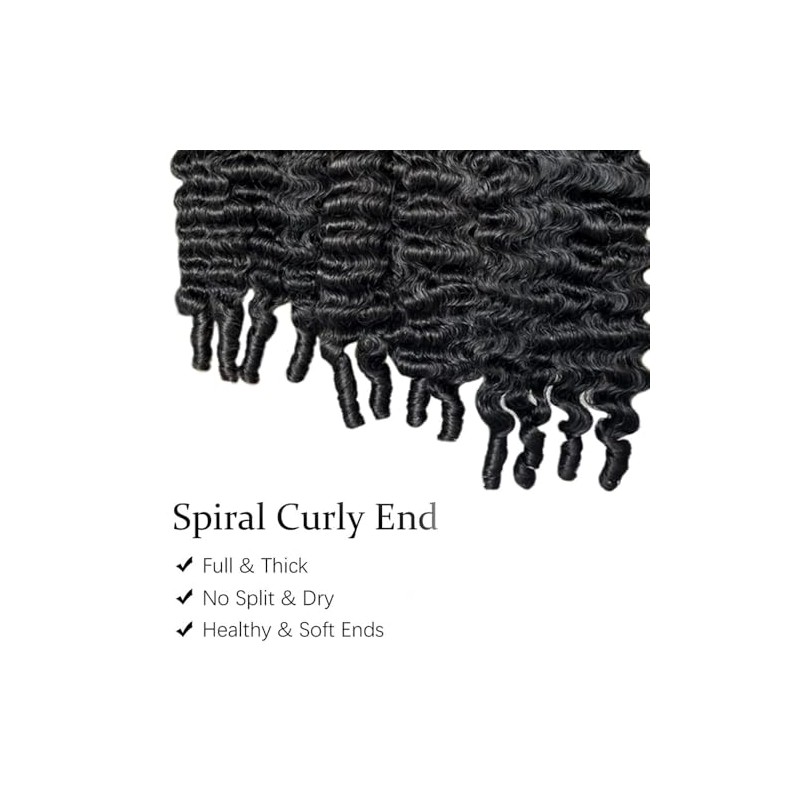 Extensiones de cabello humano rizado birmano de 16 pulgadas, tejido