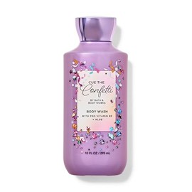 Bath and Body Body Wash with Pro Vitamin B5 + Aloe (10 fl oz / 295 mL, Cue The Confetti)