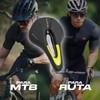 Piago Asiento Gel Deportivo Bicicleta MTB Ruta Prostático Ligero (Amarillo)