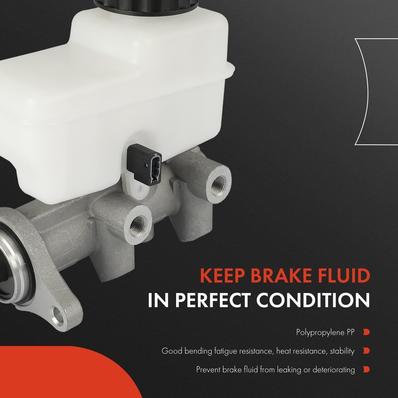 A-Premium Brake Master Cylinder with Reservoir and Sensor Compatible with
