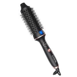 CIVEYA Pro Thermal Brush for Blowout Look, 1.5" Heated Round With Temp Control, Ionic Hair Curling Iron, Smoothing & Volumizing Hot Round