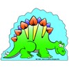 SHAPES ETC. 35 Sheets Stegosaurus Mini Notepad 3in Cute Dinosaur