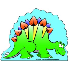 SHAPES ETC. 35 Sheets Stegosaurus Mini Notepad 3in Cute Dinosaur Jurassic Notes Classroom Bulletin Board Decorations DIY Kids Crafts Party Decor School Teacher Supplies Messages Reminders USA Made