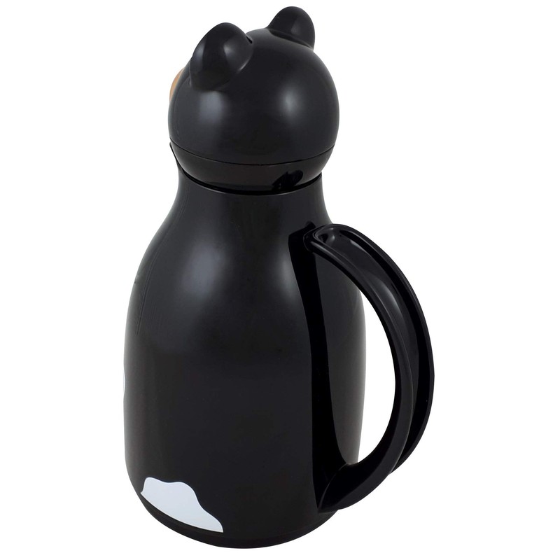 Helios Thermo-Cow Vacuum Jug Black 1 Litre, 30 x 30